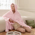 Wearable Blanket Hoodie Pink - NANPIPERHOME
